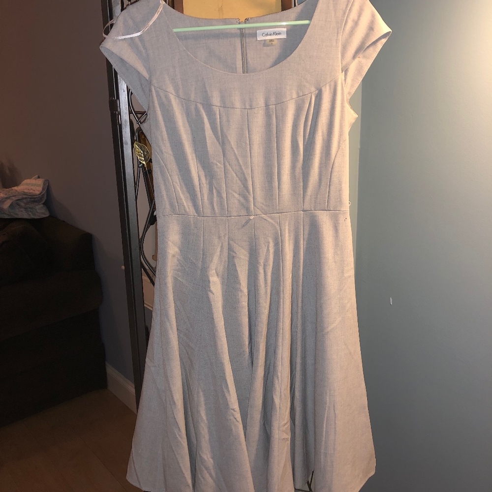 Calvin Klein Grey Dress